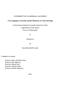 Cover page: Cross-language Activation and the Phonetics of Code-switching