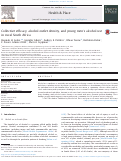 Cover page: Collective efficacy, alcohol outlet density, and young men’s alcohol use in rural South Africa