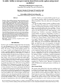 Cover page: Is adults’ ability to interpret iconicity shared between the spoken and gestural modalities?