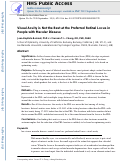 Cover page: Visual Acuity Is Not the Best at the Preferred Retinal Locus in People with Macular Disease