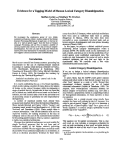 Cover page: Evidence for a Tagging Model of Human Lexical Category Disambiguation.