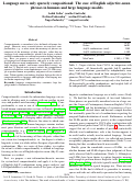 Cover page: Language use is only sparsely compositional: The case of English adjective-noun phrases in humans and large language models