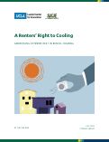 Cover page of A Renters’ Right to Cooling: Addressing Extreme Heat in Rental Housing