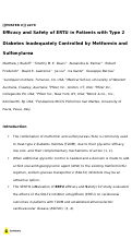 Cover page: Efficacy and Safety of Ertugliflozin in Patients with Type 2 Diabetes Inadequately Controlled by Metformin and Sulfonylurea: A Sub-Study of VERTIS CV