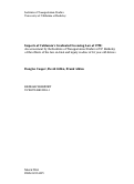 Cover page: Impacts of California's Graduated Licensing Law of 1998: An assessment by the Institute of Transportation Studies at UC Berkeley of the effects of the law on fatal and injury crashes of 16 year-old drivers