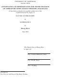 Cover page: Asymptotics of determinants for finite sections of operators with almost periodic diagonals