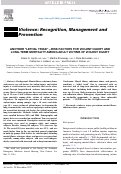 Cover page: ANOTHER "LETHAL TRIAD"-RISK FACTORS FOR VIOLENT INJURY AND LONG-TERM MORTALITY AMONG ADULT VICTIMS OF VIOLENT INJURY.