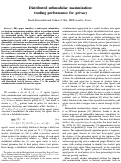 Cover page: Distributed submodular maximization: trading performance for privacy