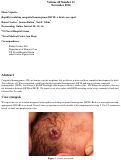 Cover page: Rapidly involuting congenital hemangioma (RICH): a brief case report