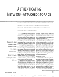 Cover page: Authenticating network attached storage