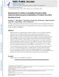 Cover page: Development of a direct competitive enzyme‐linked immunosorbent assay for quantitation of sodium saccharin residue in food