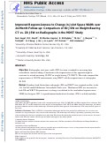 Cover page: Improved responsiveness to change in joint space width over 24-month follow-up: comparison of 3D JSW on weight-bearing CT vs 2D JSW on radiographs in the MOST study.