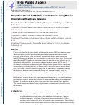 Cover page: Hierarchical models for multiple, rare outcomes using massive observational healthcare databases