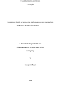 Cover page: Constitutional Sheriffs: A County-centric, Antifederalist movement emerging from Southern and Western Political Cultures