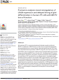 Cover page: Proteomic analyses reveal misregulation of LIN28 expression and delayed timing of glial differentiation in human iPS cells with MECP2 loss-of-function