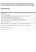 Cover page: Policy Paper 39: Power and Prosperity: Linkages Between Security and Economics in U.S-Japanese Relations Since 1960