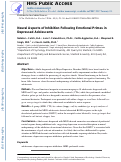 Cover page: Neural Aspects of Inhibition Following Emotional Primes in Depressed Adolescents.