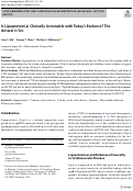 Cover page: Is Lipoprotein(a) Clinically Actionable with Today’s Evidence? The Answer is Yes