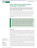 Cover page: IL1RL1 asthma risk variants regulate airway type 2 inflammation