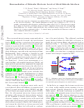 Cover page: Renormalization of Molecular Electronic Levels at Metal-Molecule Interfaces