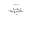 Cover page: Trio No. 4 "Al Borde del Abismo"