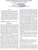 Cover page: A perspective-change based account of creativity evaluation:An investigation in simile assessments