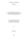 Cover page: Deconstructing Dance Documentation: An Analysis of Methods and Organizations Devoted to Archiving Choreographed Ballet Works