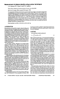 Cover page: Measurement of plasma density using nuclear techniques