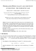 Cover page: Generalised Howe duality and injectivity of induction: the symplectic case