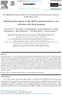 Cover page: Identifying the nature of the QCD transition in heavy-ion collisions with deep learning