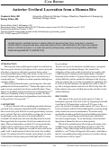 Cover page: Anterior Urethral Laceration from a Human Bite