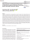 Cover page: Measuring Arm and Hand Joint Kinematics to Estimate Impairment During a Functional Reach and Grasp Task after Stroke.