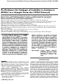 Cover page: No evidence for linkage of liability to autism to HOXA1 in a sample from the CPEA network