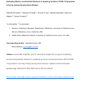 Cover page: Evaluating barriers and potential solutions to speaking up about coronavirus disease 2019 (COVID-19) symptoms: A survey among nursing home workers