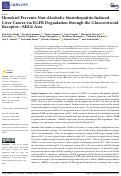 Cover page: Honokiol Prevents Non-Alcoholic Steatohepatitis-Induced Liver Cancer via EGFR Degradation through the Glucocorticoid Receptor—MIG6 Axis