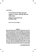Cover page of Social Network Typology and Cognitive Status Among African Americans: Findings From the Health and Retirement Study