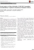 Cover page: Pooled Analyses of Phase III Studies of ADS-5102 (Amantadine) Extended-Release Capsules for Dyskinesia in Parkinsons Disease.