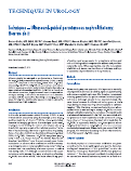 Cover page: Techniques - Ultrasound-guided percutaneous nephrolithotomy: How we do it.