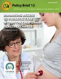 Cover page: Enhancing Access to Prenatal Care within the California Health Exchange