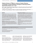 Cover page: Fasting 2-deoxy-2-[18F]fluoro-D-glucose positron emission tomography to detect metabolic changes in pulmonary arterial hypertension hearts over 1 year.