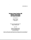 Cover page: The Century Freeway/Transitway I-105: Nucleation, Land Use Changes and Transportation Behavior