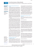 Cover page: Social Determinants of Mental Health