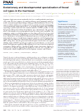 Cover page: Evolutionary and developmental specialization of foveal cell types in the marmoset