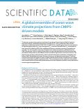 Cover page: A global ensemble of ocean wave climate projections from CMIP5-driven models