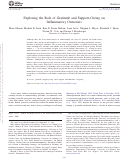 Cover page: Exploring the role of gratitude and support-giving on inflammatory outcomes.