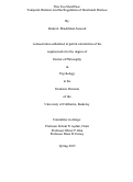 Cover page: This Too Shall Pass: Temporal Distance and the Regulation of Emotional Distress