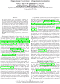 Cover page: Diagnosing pervasive issues with parameter estimation