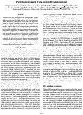 Cover page: Preschoolers sample from probability distributions