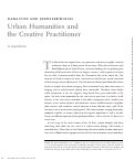 Cover page: Urban Humanities and the Creative Practitioner-&nbsp;<em>in Boom California (2016)</em>