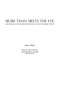 Cover page: More than Meets the Eye: Cultural Color Resonances in Old English Literature